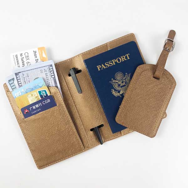 กระเป๋าใส่พาสปอร์ต ป้ายห้อยกระเป๋า Passport Holder/luggage tag รุ่น : SA-75